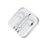Headphones Borofone BM30, inserts, microphone, jack 3.5 mm, cable 1.2 m, white