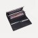 Women's wallet on magnets, black color