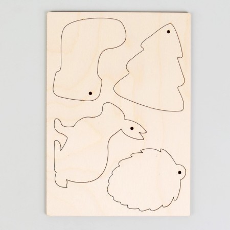 Fundamentals for burning "Forest" 148x210 mm-2