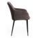 Bremo Mod chair. 708 fabric/metal, 58x55x83cm, dark gray 14/black