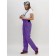 Ski pants female, size 50, purple color