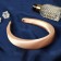 Hair rim "lira" 3 cm, cream