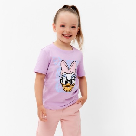Children's T-shirt "Daisy" Disney, height 122-128, lilac-4