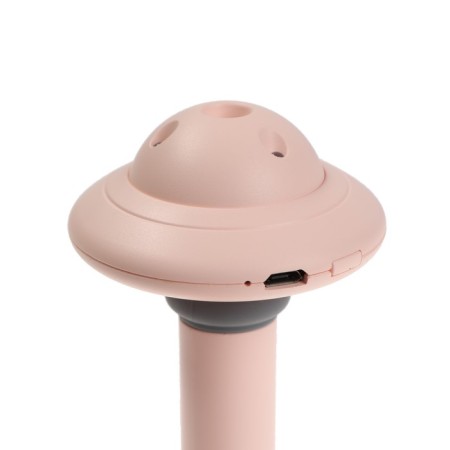 UFO air humidifier HM-21, ultrasonic, submersible, with backlight, USB, pink-3