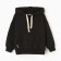 Sweatshirt for boys, launched, black color, height 134 cm