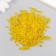 Glass beads 6/0 "lemon" transparent 450 g