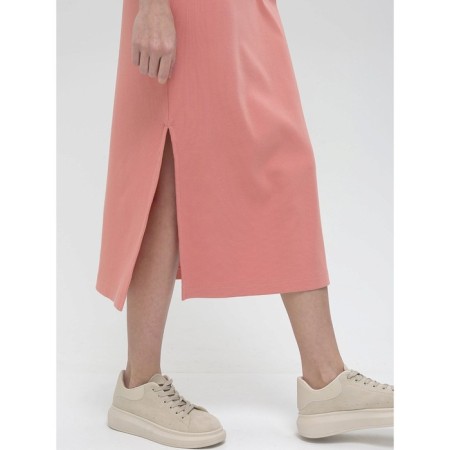 Female dress, size 42, peach color-5