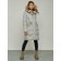 Coat insulated winter female, size 50, color gray