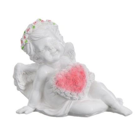 Figure "Angel with a sedentary heart" 12x11cm-6