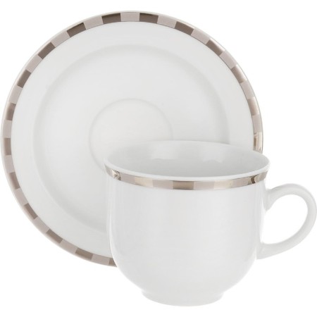 Tea Service 6/9 Opal, Decor "Platinum plates", 15 items-3