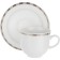 Tea Service 6/9 Opal, Decor "Platinum plates", 15 items