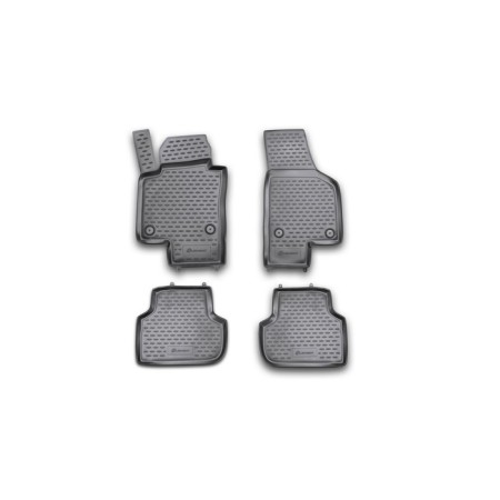 Rugs in the salon VW Jetta, 2011-2016 4 pcs. (polyurethane)