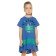 Dress for girls, height 92 cm, blue color