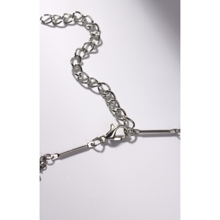 Metallica chocker crosses, silver color, l = 30 cm-3