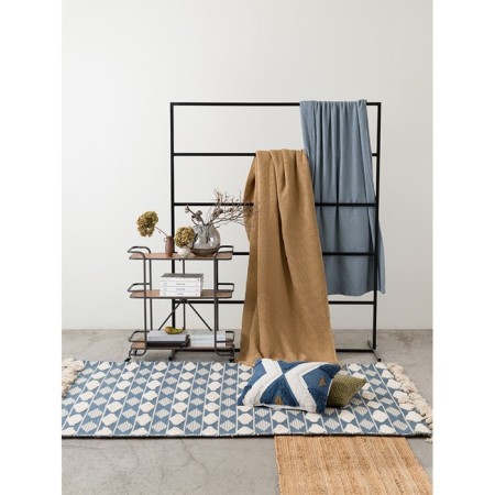 Argyle Ethnic cotton carpet, size 70x160 cm-2