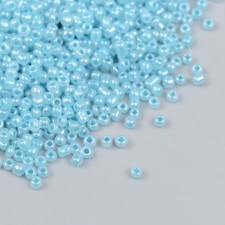 Бисер стекло 12/0 "Небесный" перламутр 450 гр