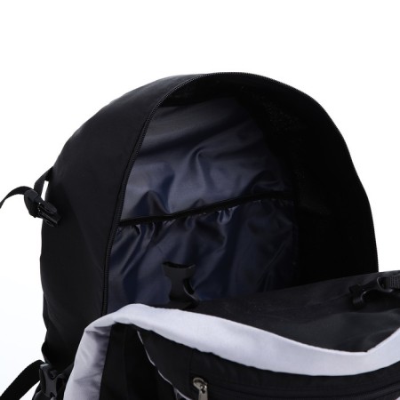 Tourist backpack, TAIF, 65 l, lightning department, 3 outer pockets, black/green/gray color-6