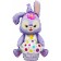 Foil ball 24 "Bunny with a cupcake", lilac, under the air