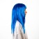 Carnival wig "beauty", blue color