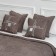 Cover with pillowcases "Bridget", size 230x250 cm, color gray color