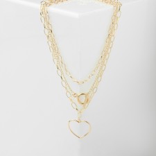 Assorted Pendant Cupid, Color Gold, 45cm