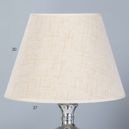 Table lamp 16713/1 E27 40W chrome 28x28x50 cm Risalux-3