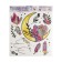 Vinyl sticker "Moonlight", interior, with a luminous layer, 30 x 35 cm