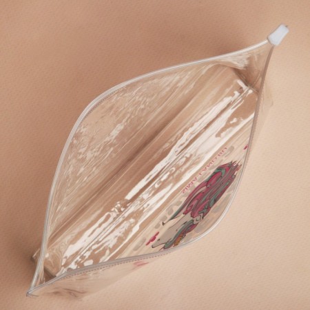 Cosmetic bag from transparent PVC 21 x2 x14 cm "Believe in miracles"-4