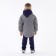 Children's jacket quilted, gray color, height 116 cm