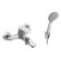 Santek Fort Bath mixer, short surplus, with accessories, chrome