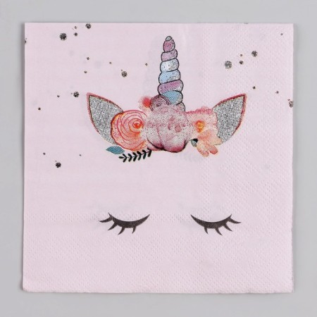 Paper napkins “Your Unicorn”, 25 × 25, set 20 pcs.-5