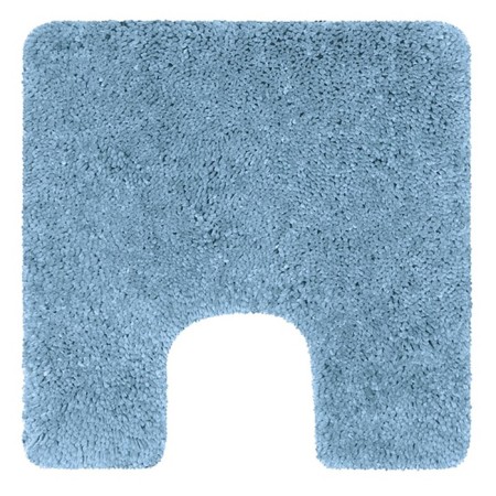 Highland bathroom mat, polyester, 55x55 cm, blue color