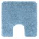 Highland bathroom mat, polyester, 55x55 cm, blue color