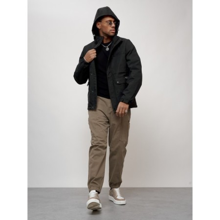 Sports male jacket, size 50, black color-13