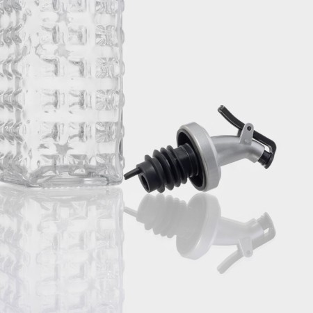 Glass bottle for sauces and oils with a bugol lock of the “spikes”, 500 ml, 5.5 × 29 cm-3