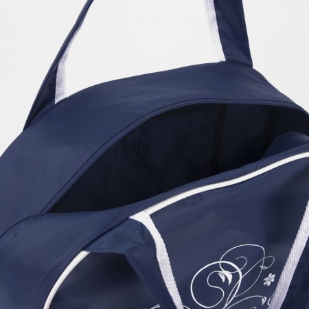 Sports bag with lightning, blue/white color-2