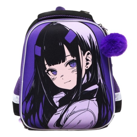 Frame backpack, 35x26x13, Seventeen, EVA girl, purple-2