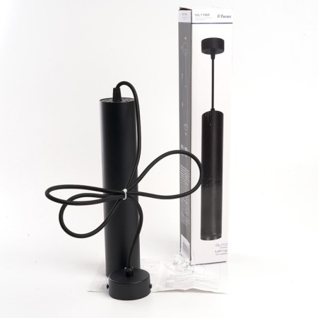 Ceiling light Feron ML1768, IP20, GU10, 35 W, 55x55x200 mm, black color-6
