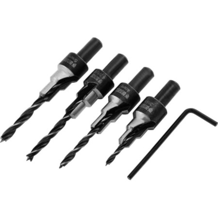 Drill set for the Denzel 704240, 3-5 mm, 4 pcs