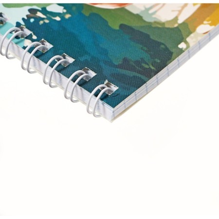 Notepad A6, 40 sheets in a cage, on an anime crest, cardboard cover, block 60g/m2, mix-5