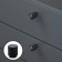 Handle button Cappio PK330, D = 30 mm, black color
