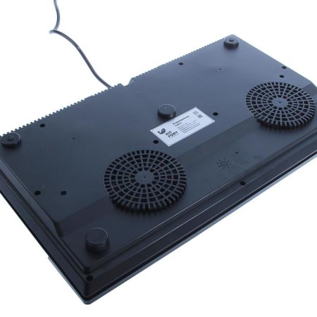 Induction tile KitFort KT-109, 2 burners, 1000/1000 W, black-4