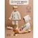 Sweater Children's Knitted Amarobaby Brush, height 86 cm, milk color