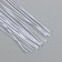 Wire for creativity "Florico" 0.95 mm, 20 pcs, 40 cm, in paper braid, white