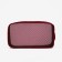 Cosmetic bag with lightning, burgundy color