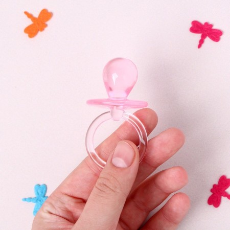 Set for decoration "Dummies", 6 cm, set 3 pcs., Pink color-2