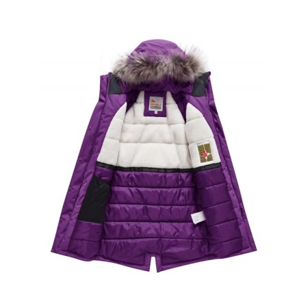 Winter park for a girl, height 152 cm, purple color-2