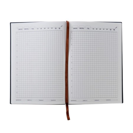 Deliciper of Leduced A5, 140 sheets in a cage, with a handle, leatherette cover, mix-4