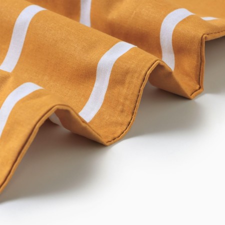 Pillowcase Ethel "Mustard Stripes" 50*70cm, 100% cotton, Poplin 125g/m2-1