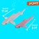 Set of marine animals "Underwater World", 18 figures, decor
